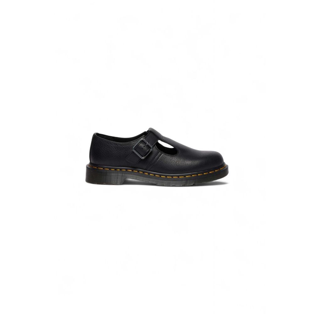 Escarpins à plateforme en cuir noir Dr. Martens