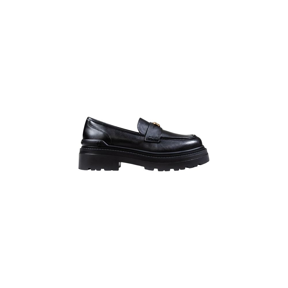 Escarpins à plateforme en cuir noir PINKO