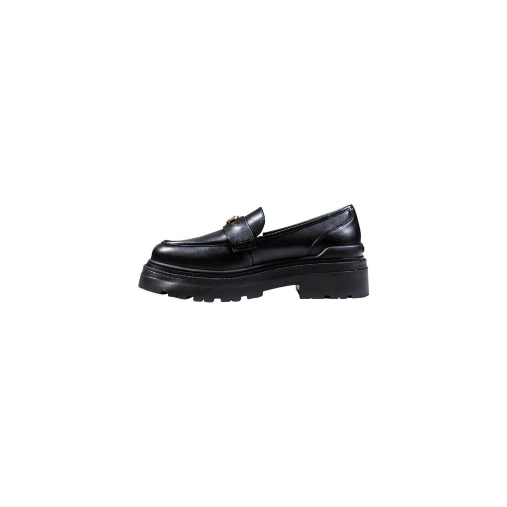 Escarpins à plateforme en cuir noir PINKO