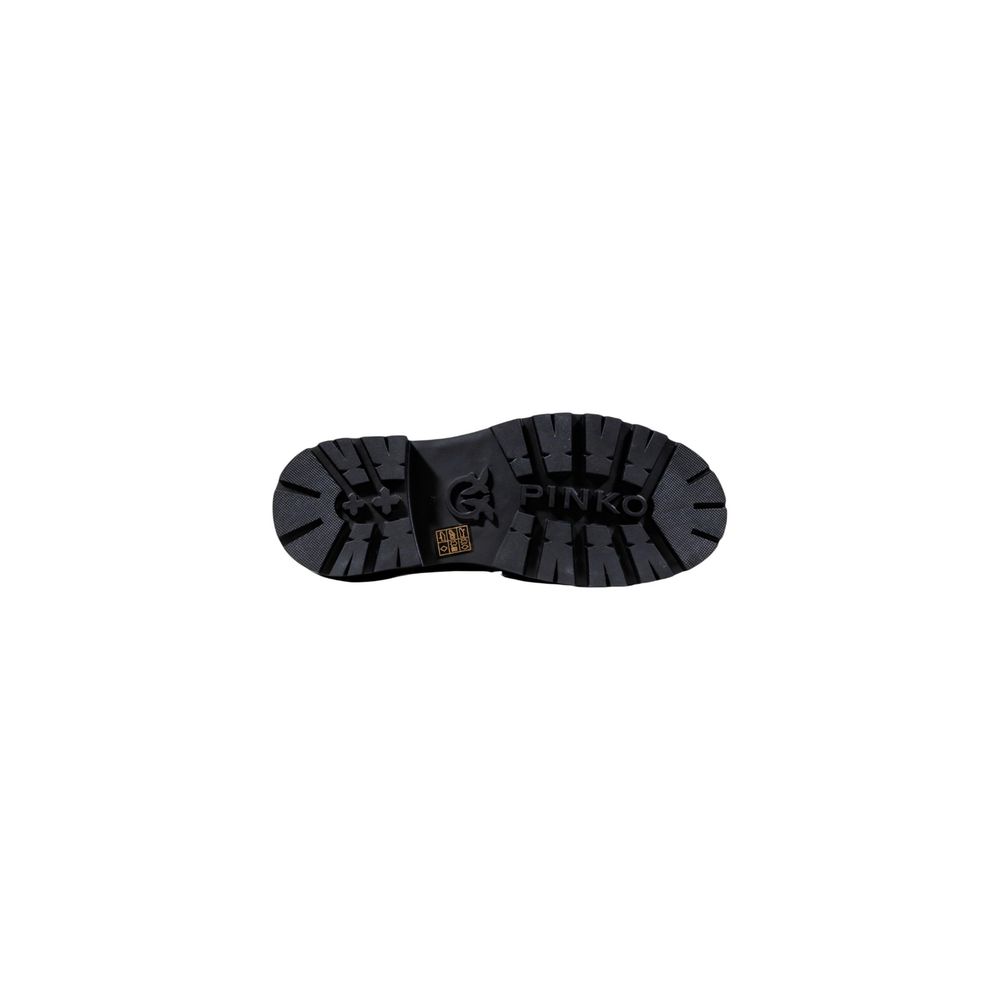 Escarpins à plateforme en cuir noir PINKO