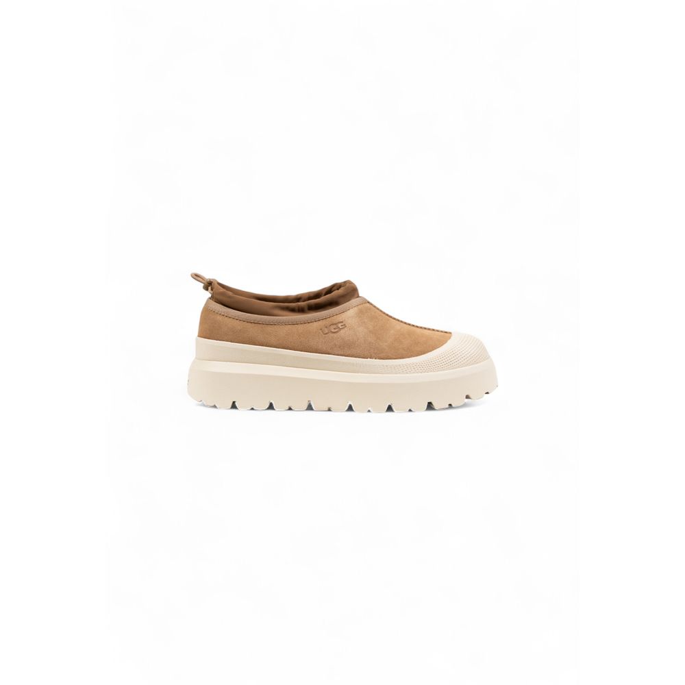 Sabots en cuir suédé beige UGG
