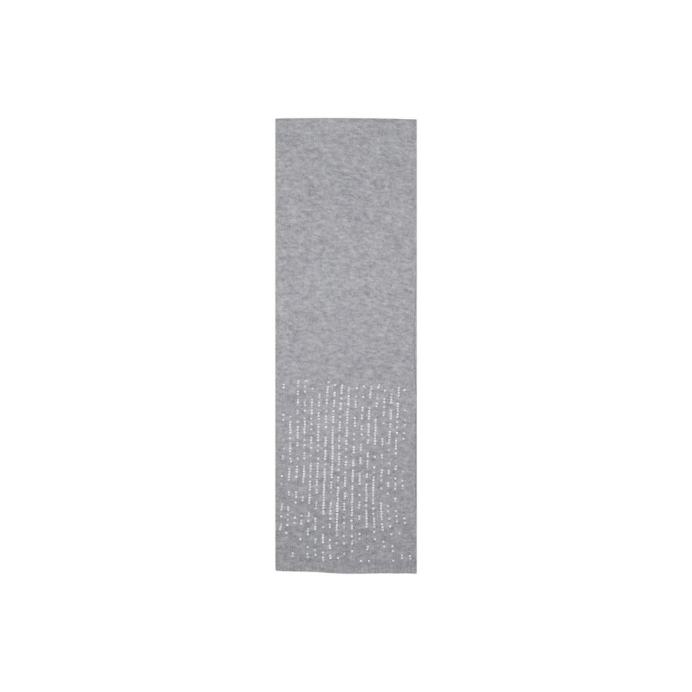 Écharpe grise en polyester recyclé Pieces