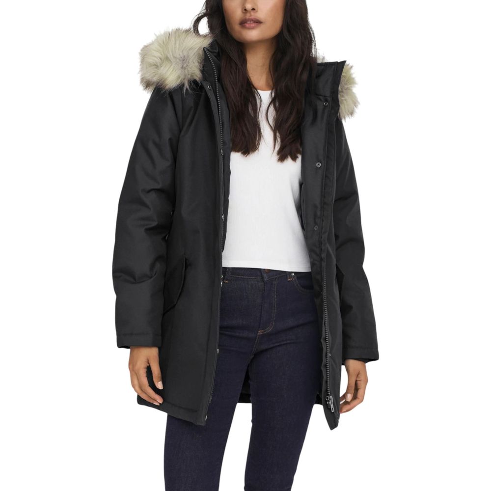 Only Black Parkas for Women