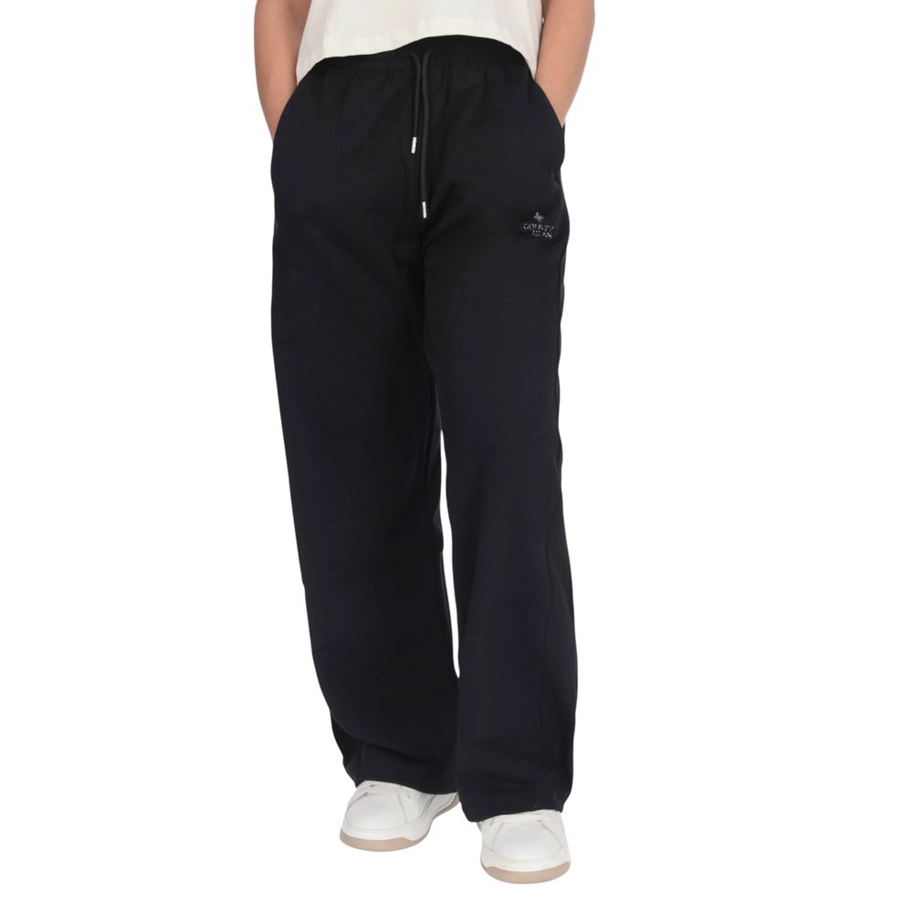County of Milan Black Joggers for Women