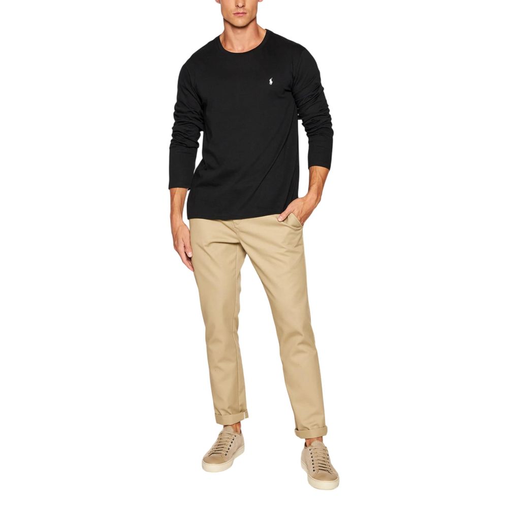 Ralph Lauren Black Long Sleeve T-Shirt for Men alternate view