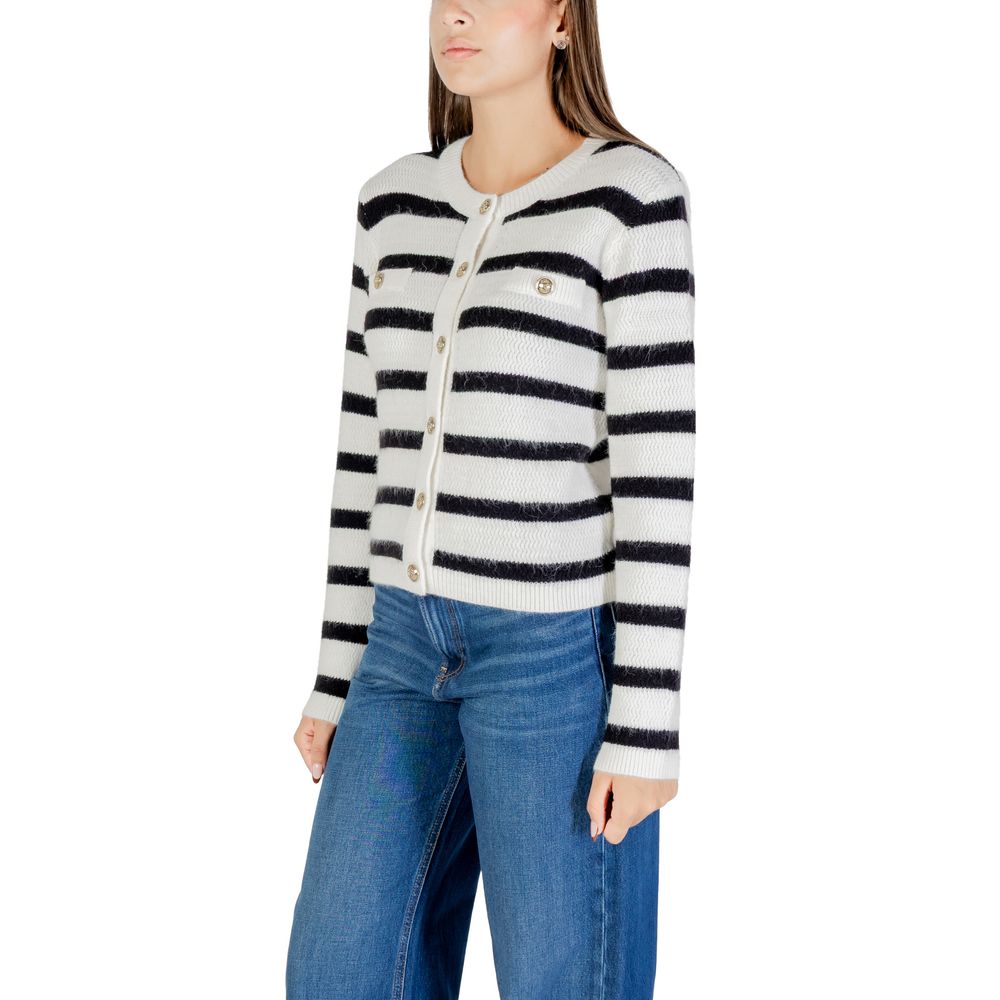 Morgan De Toi White Cardigan for Women side view