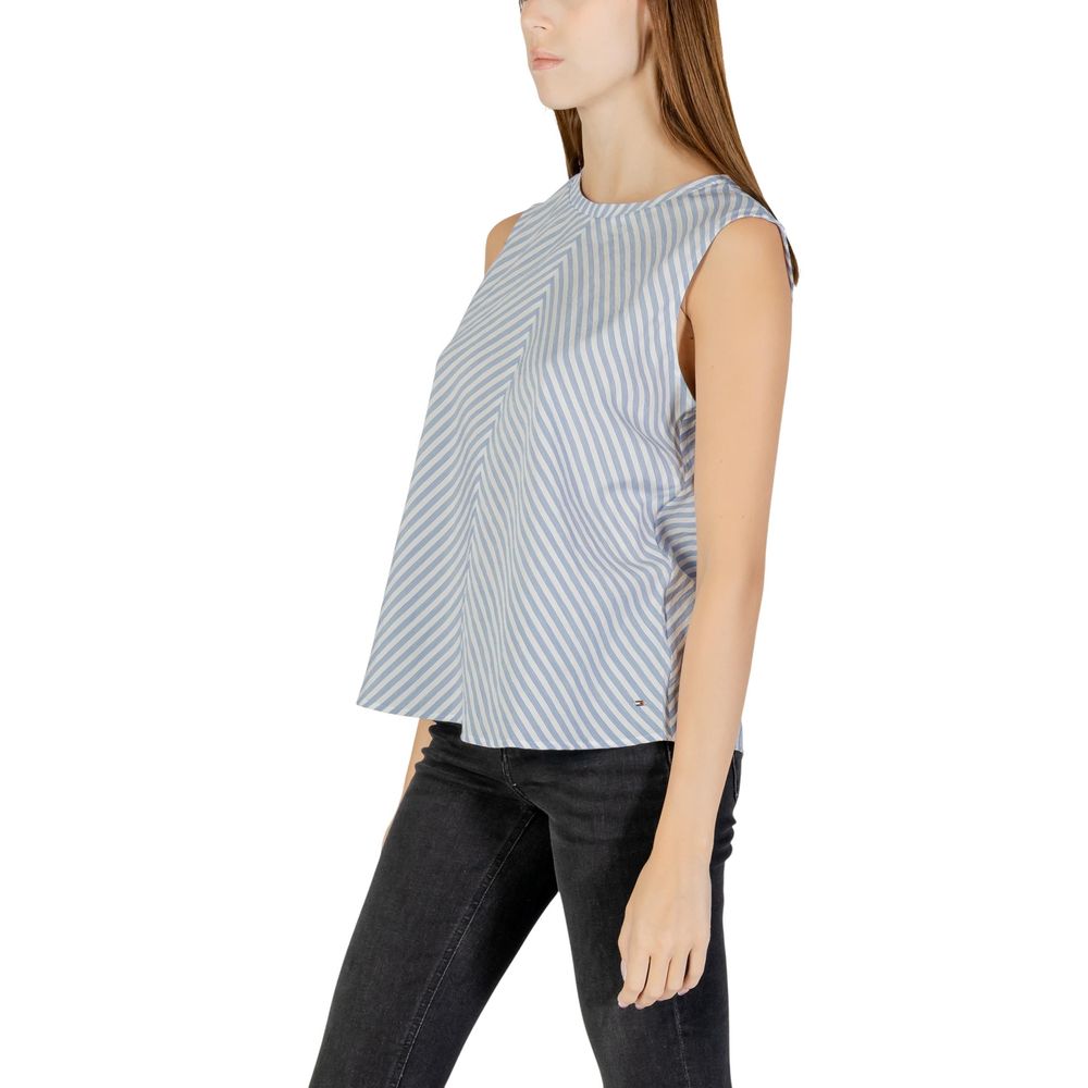 Tommy Hilfiger Jeans Blue Tank Tops T for Women side view
