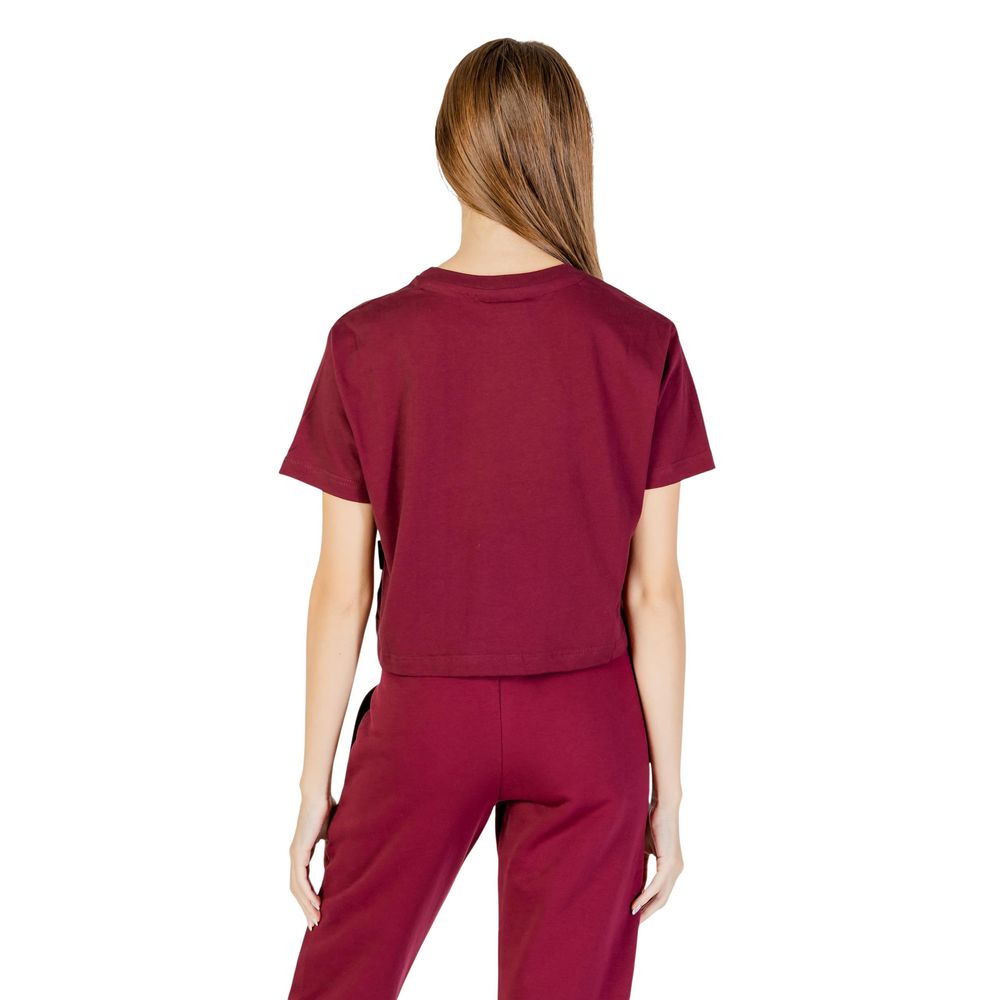T-shirt en coton Bordeaux Icon