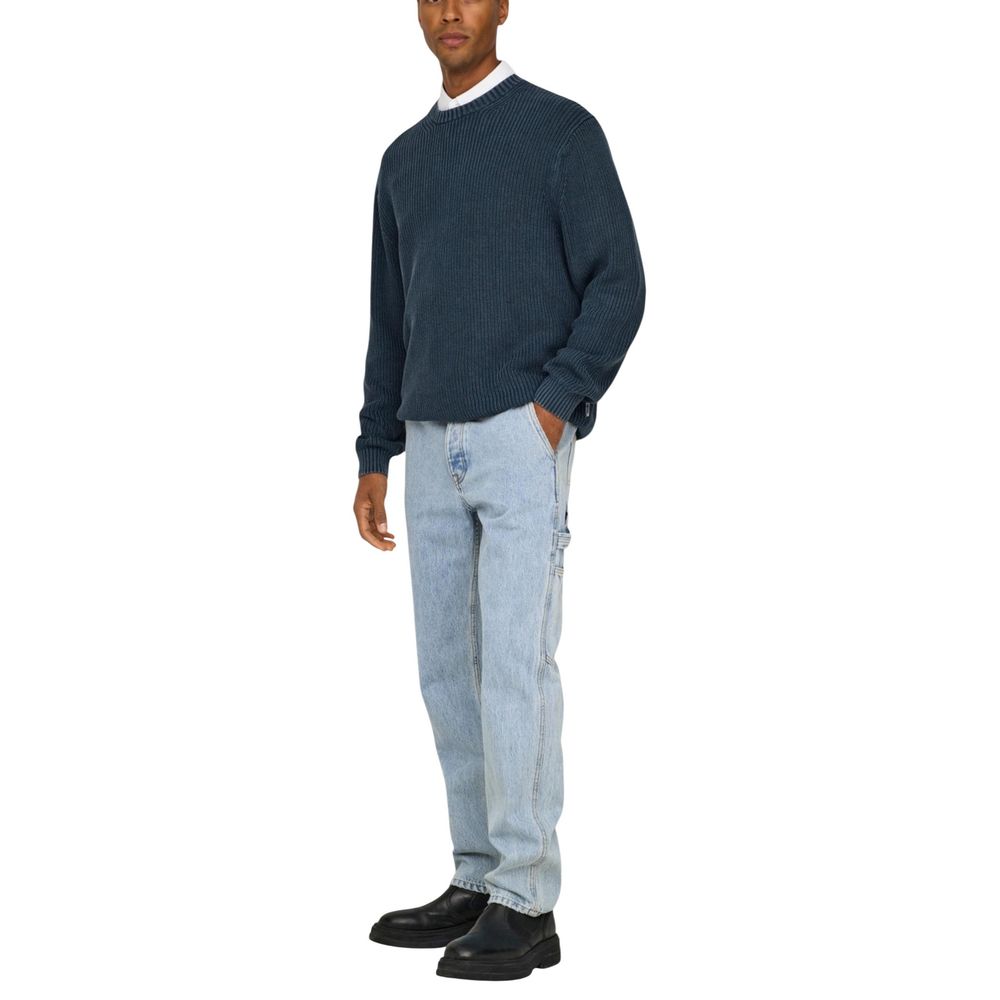 Only & Sons Blue Relaxed Fit Jeans for Men detail view