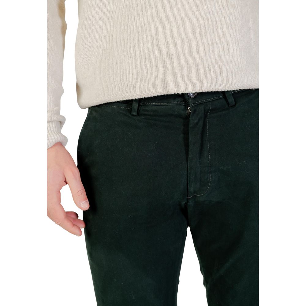 Pantalon coupe skinny Borghese en coton vert