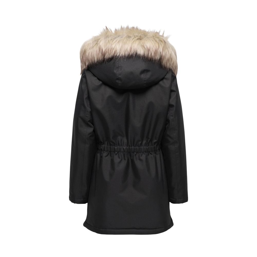 Only Black Parkas for Women side view