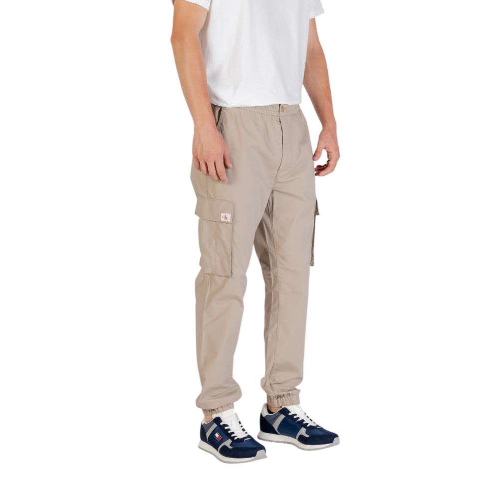 Calvin Klein Jeans Brown Cargo Pants for Men side view