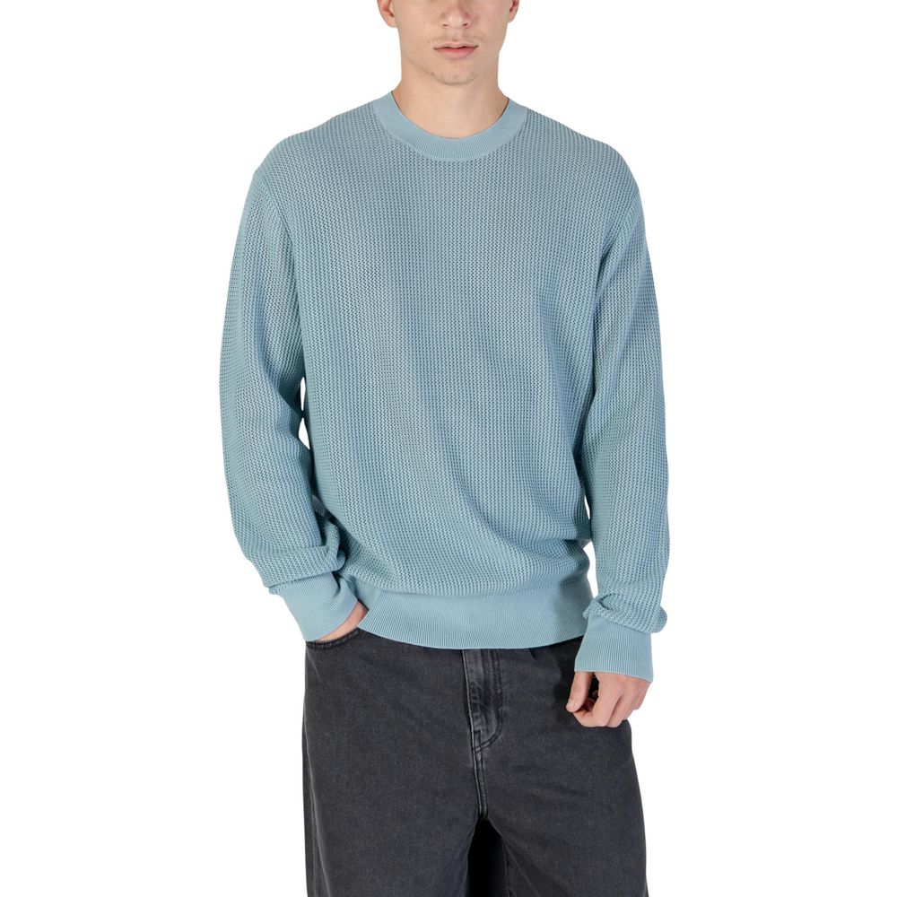 Sweat-shirt en coton bleu Calvin Klein Jeans