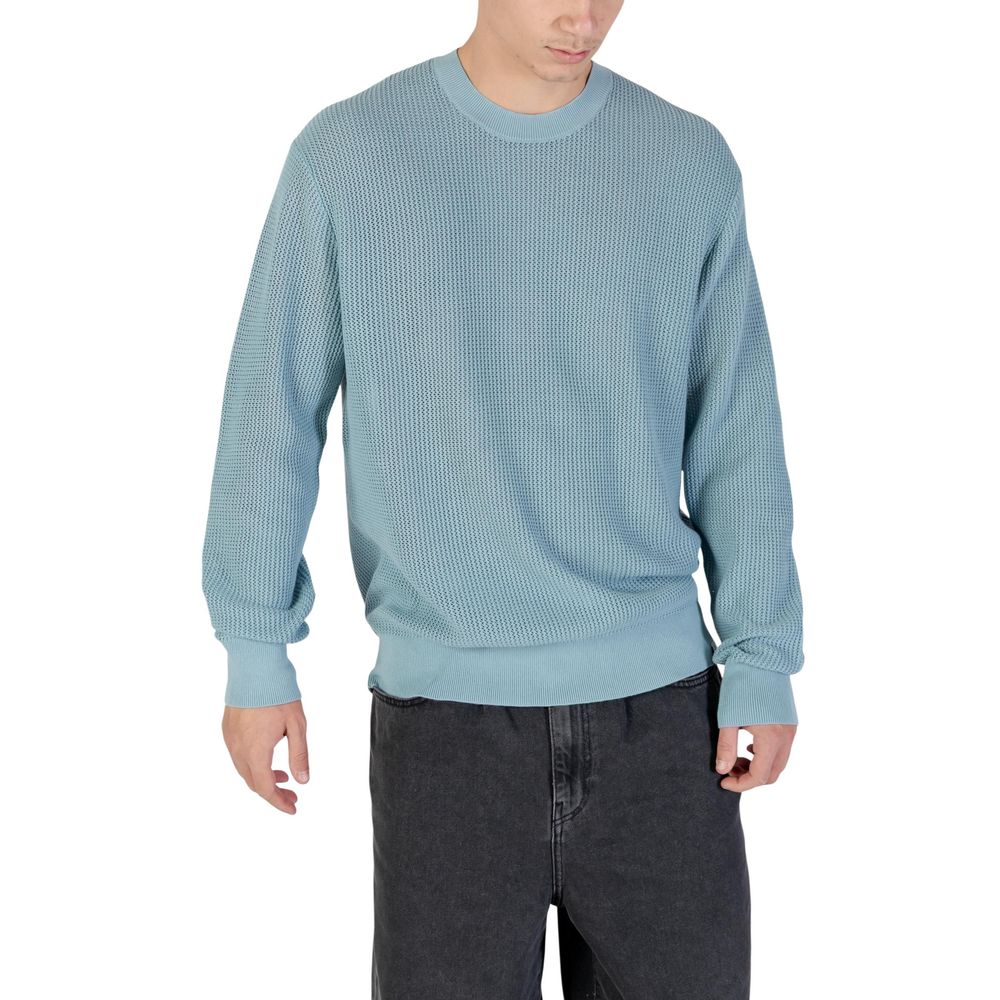 Sweat-shirt en coton bleu Calvin Klein Jeans