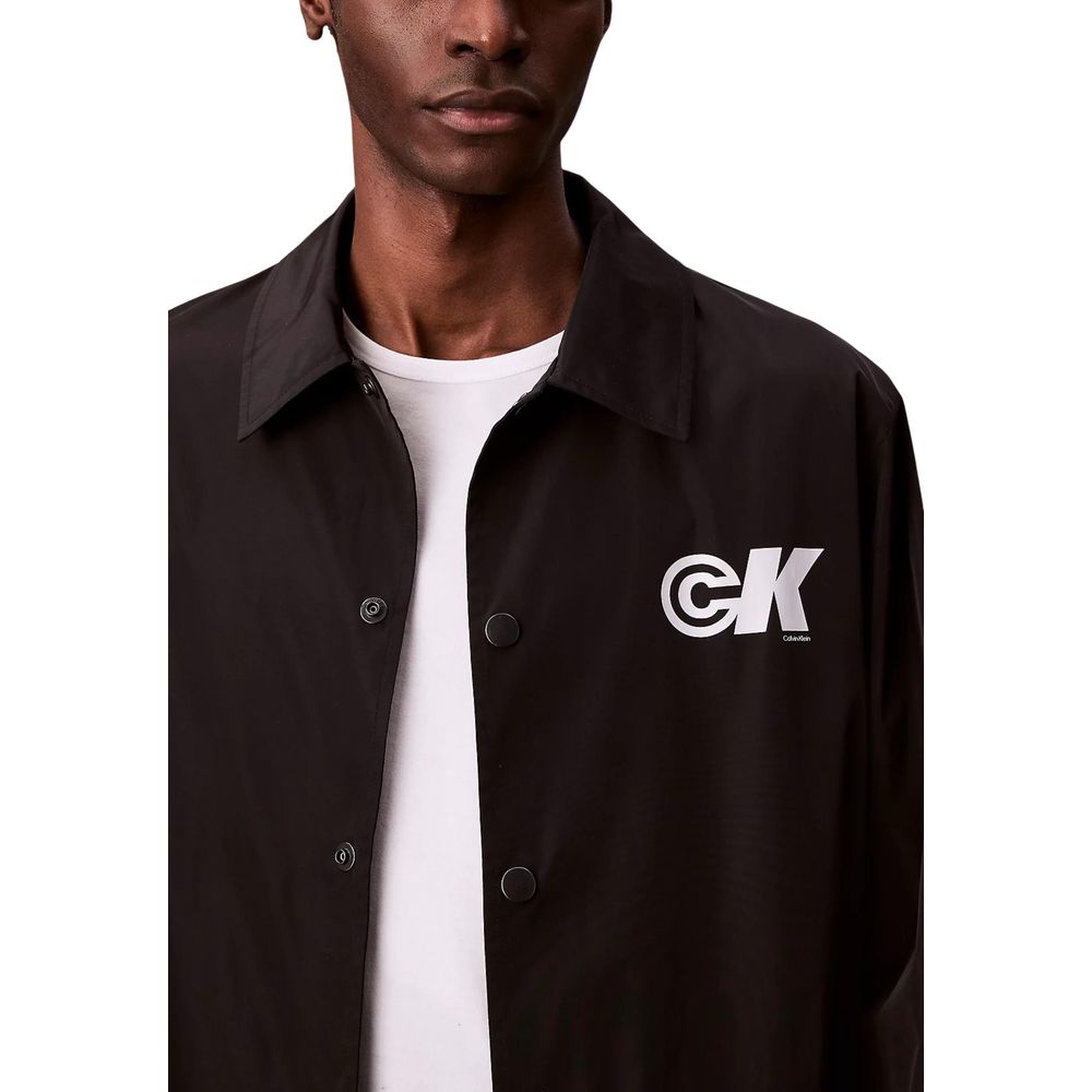 Calvin Klein Jeans Black Shell Jacket for Men detail view