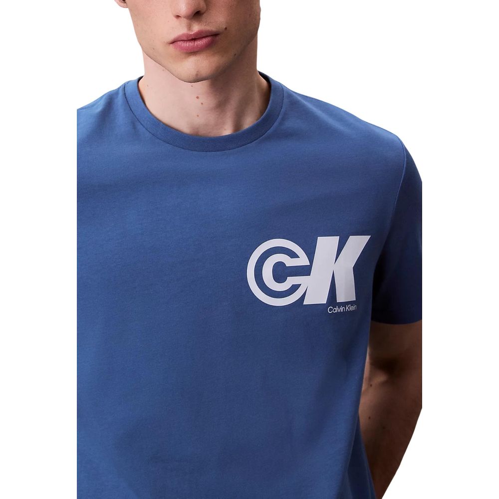 Calvin Klein Jeans Blue T-Shirt for Men detail view