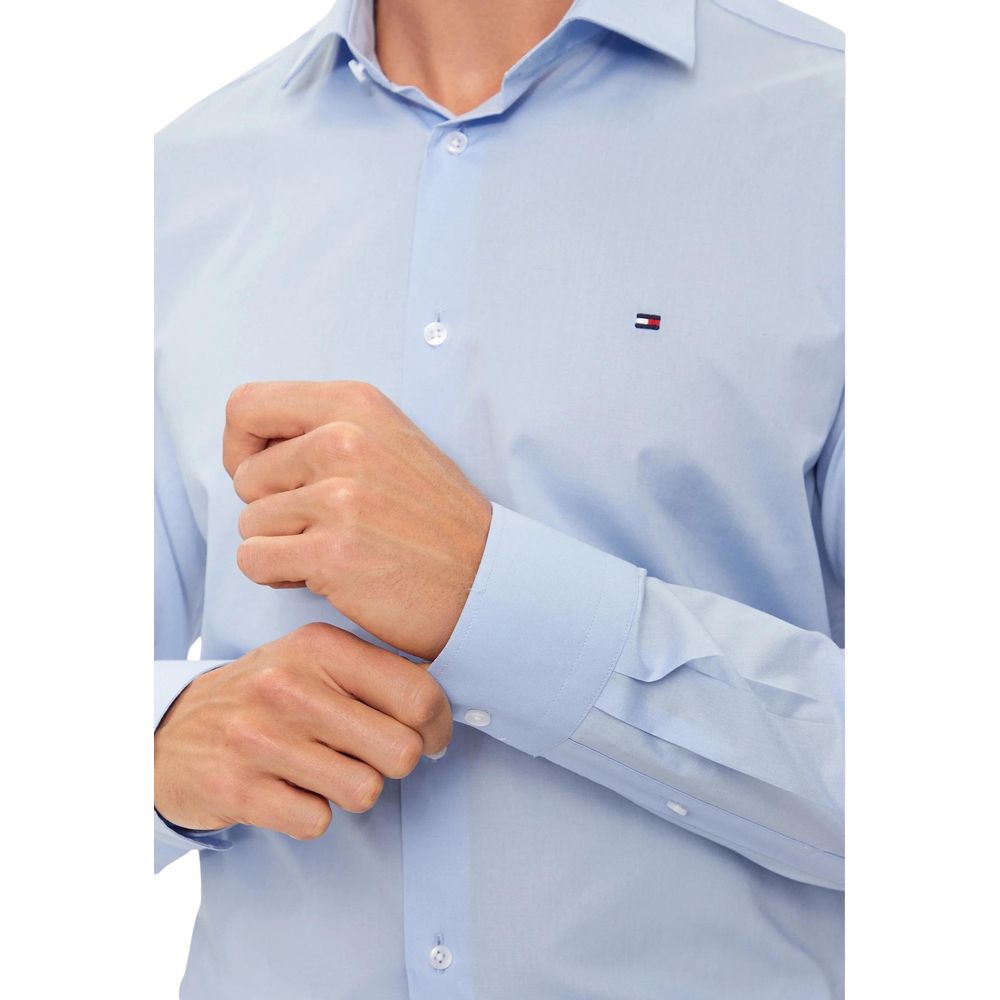 Tommy Hilfiger Blue Dress Shirt for Men side view