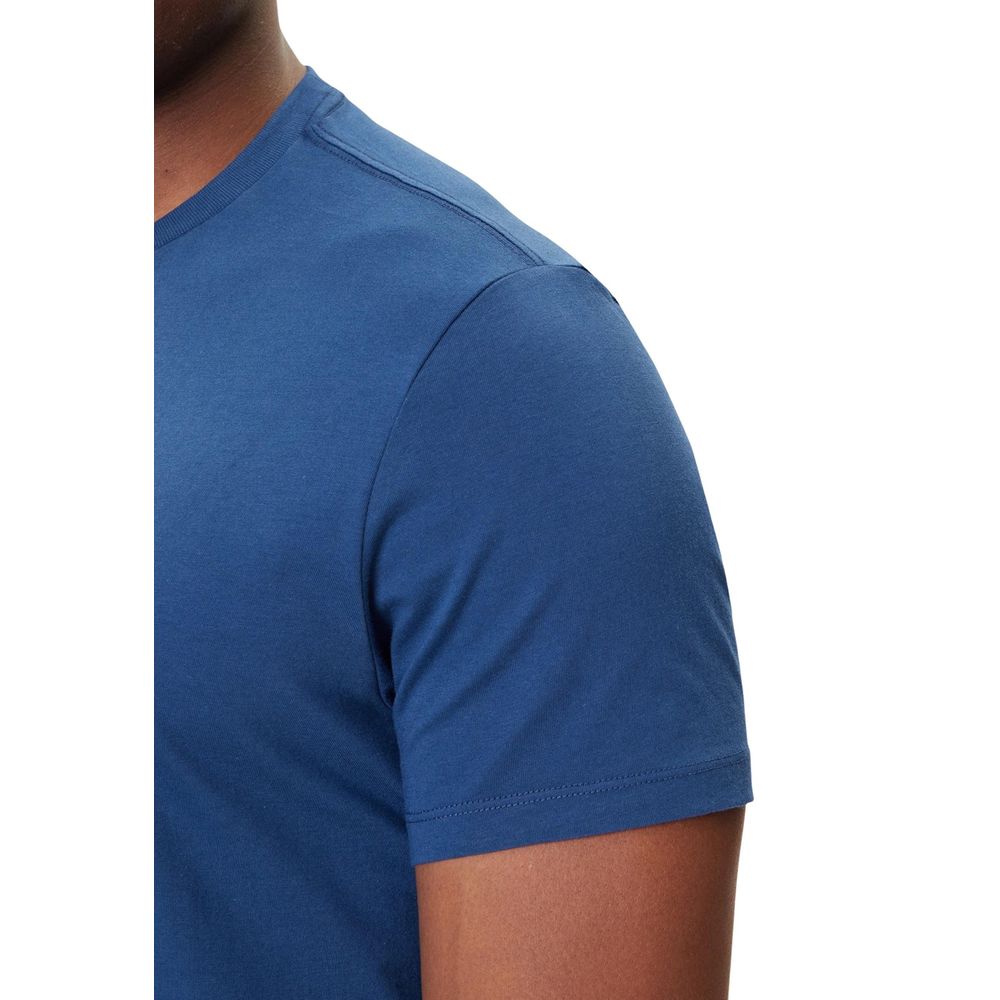 T-shirt en coton bleu Calvin Klein Jeans