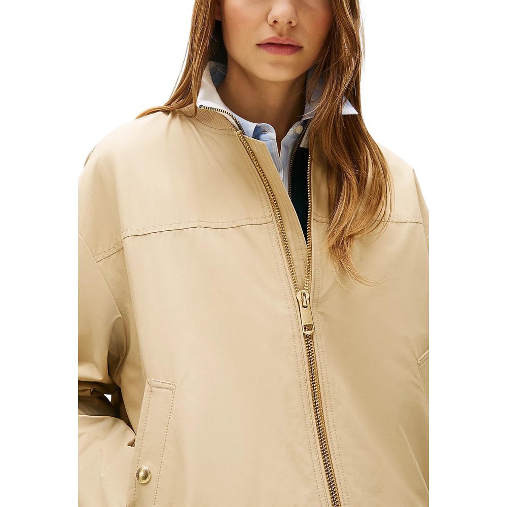 Tommy Hilfiger Beige Bomber for Women detail view