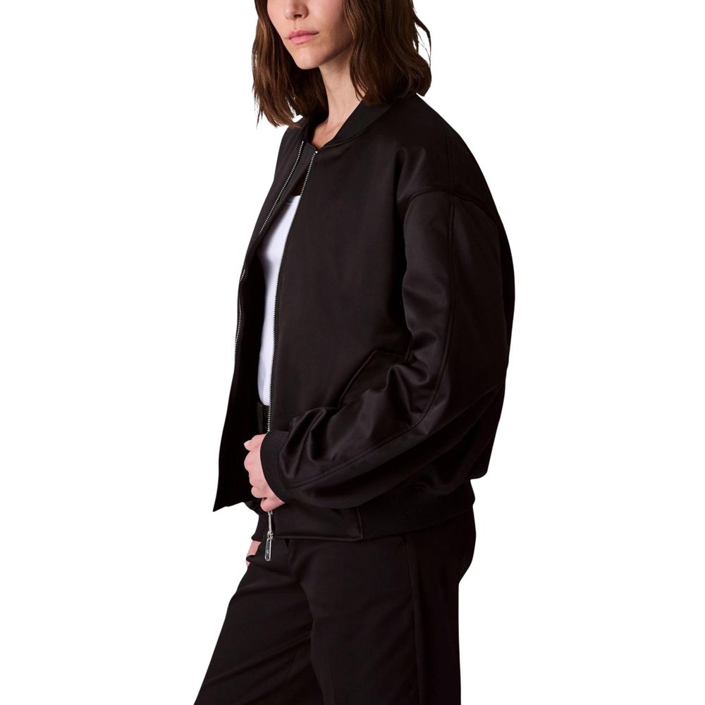 Calvin Klein Jeans Black Bomber for Women detail view