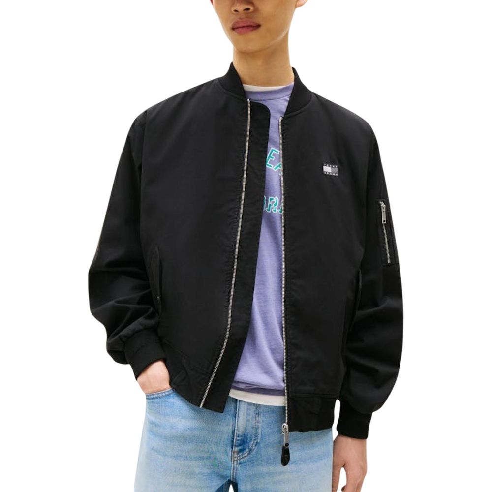 Tommy Hilfiger Jeans Black Bomber for Men