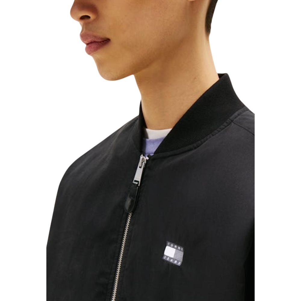 Tommy Hilfiger Jeans Black Bomber for Men detail view