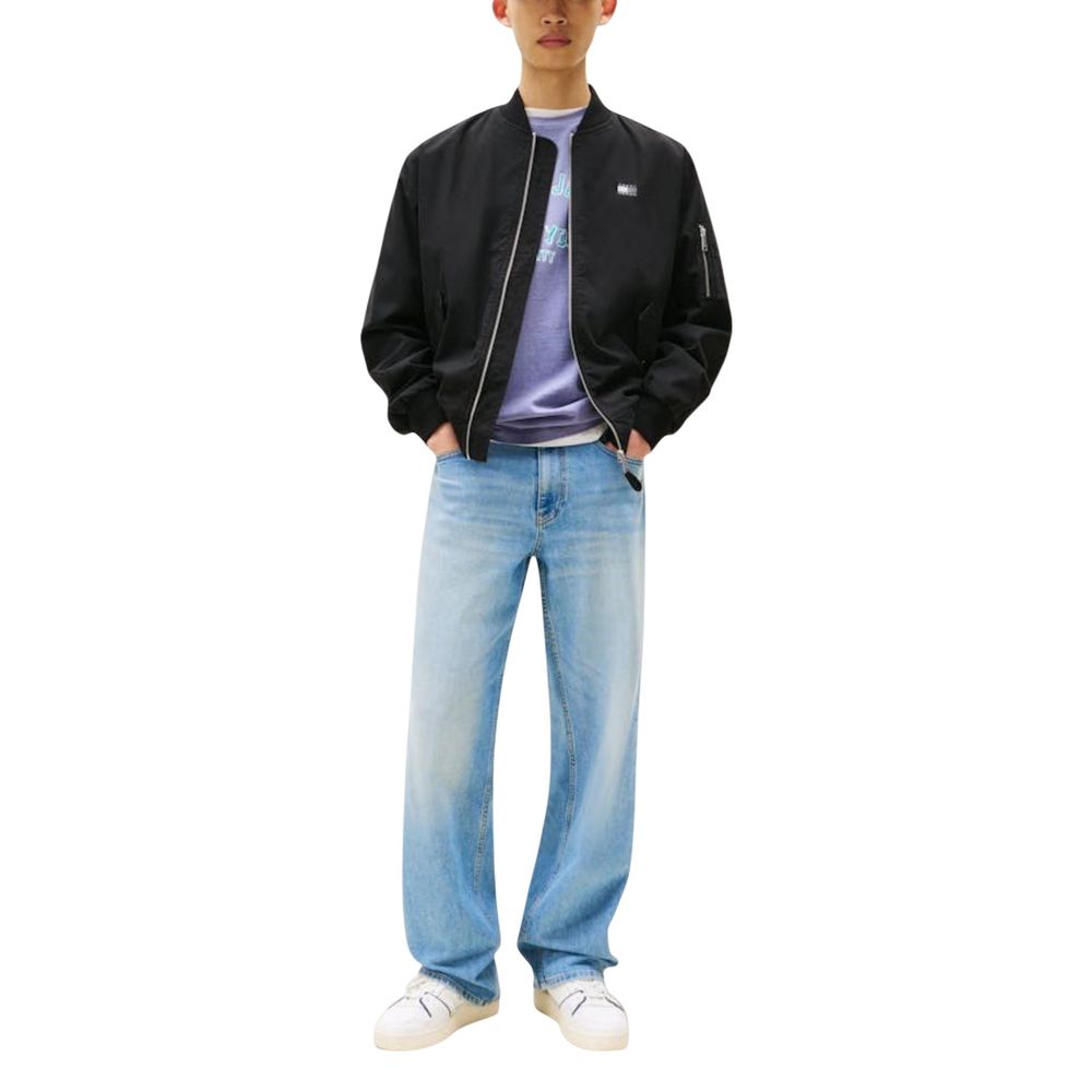 Tommy Hilfiger Jeans Black Bomber for Men side view