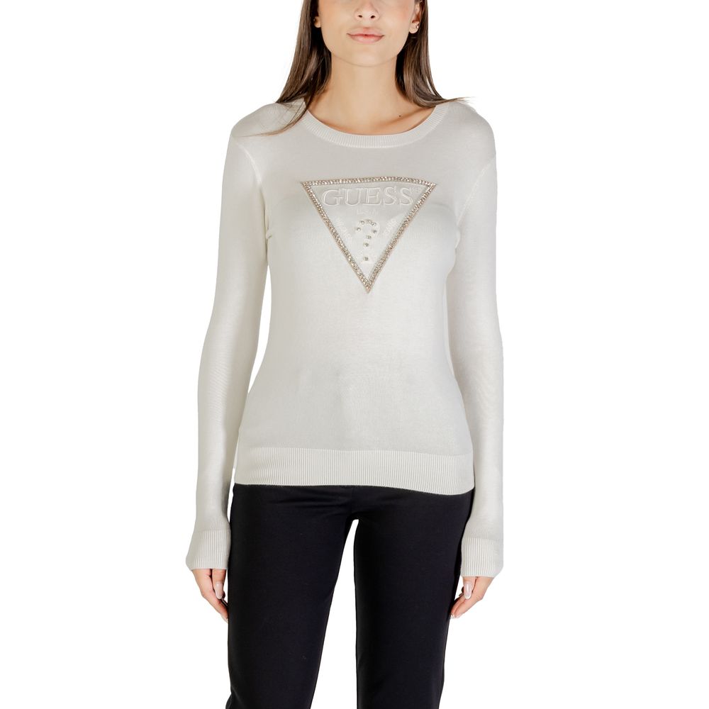 Sweat-shirt Guess Crème en Viscose