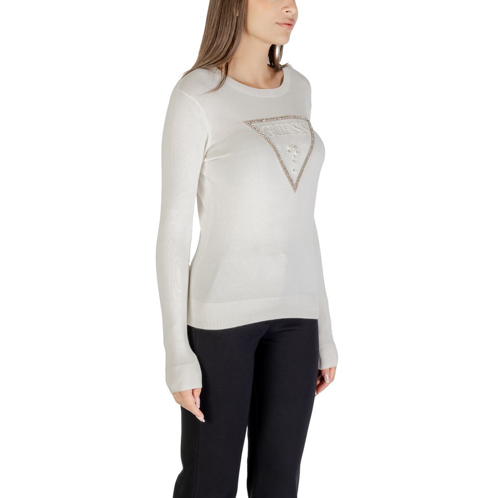 Sweat-shirt Guess Crème en Viscose