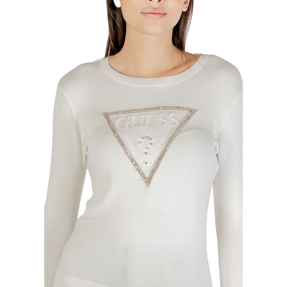 Sweat-shirt Guess Crème en Viscose