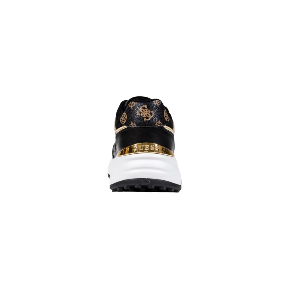 Guess Black Chunky Sneakers for Women side view