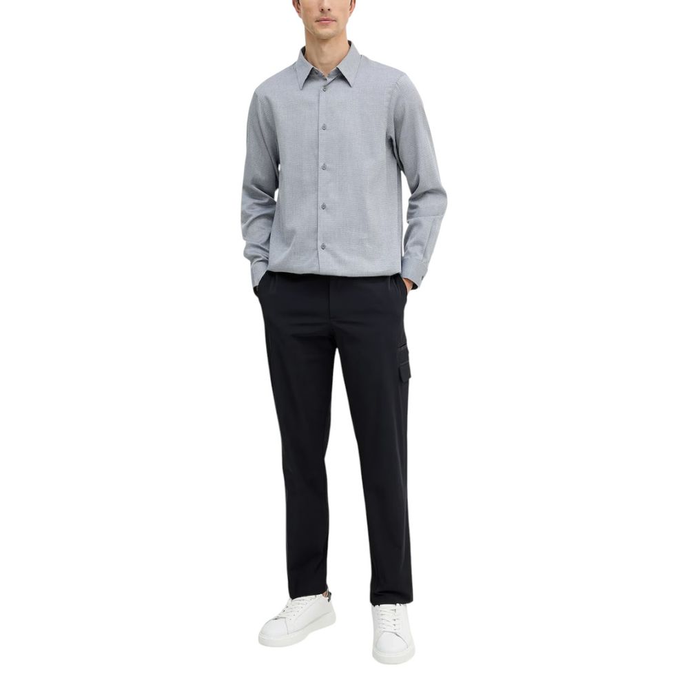 Armani Exchange Black Dress Shirt for Men detail view