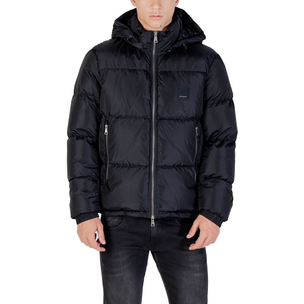 Armani Exchange Blue Coat for Men