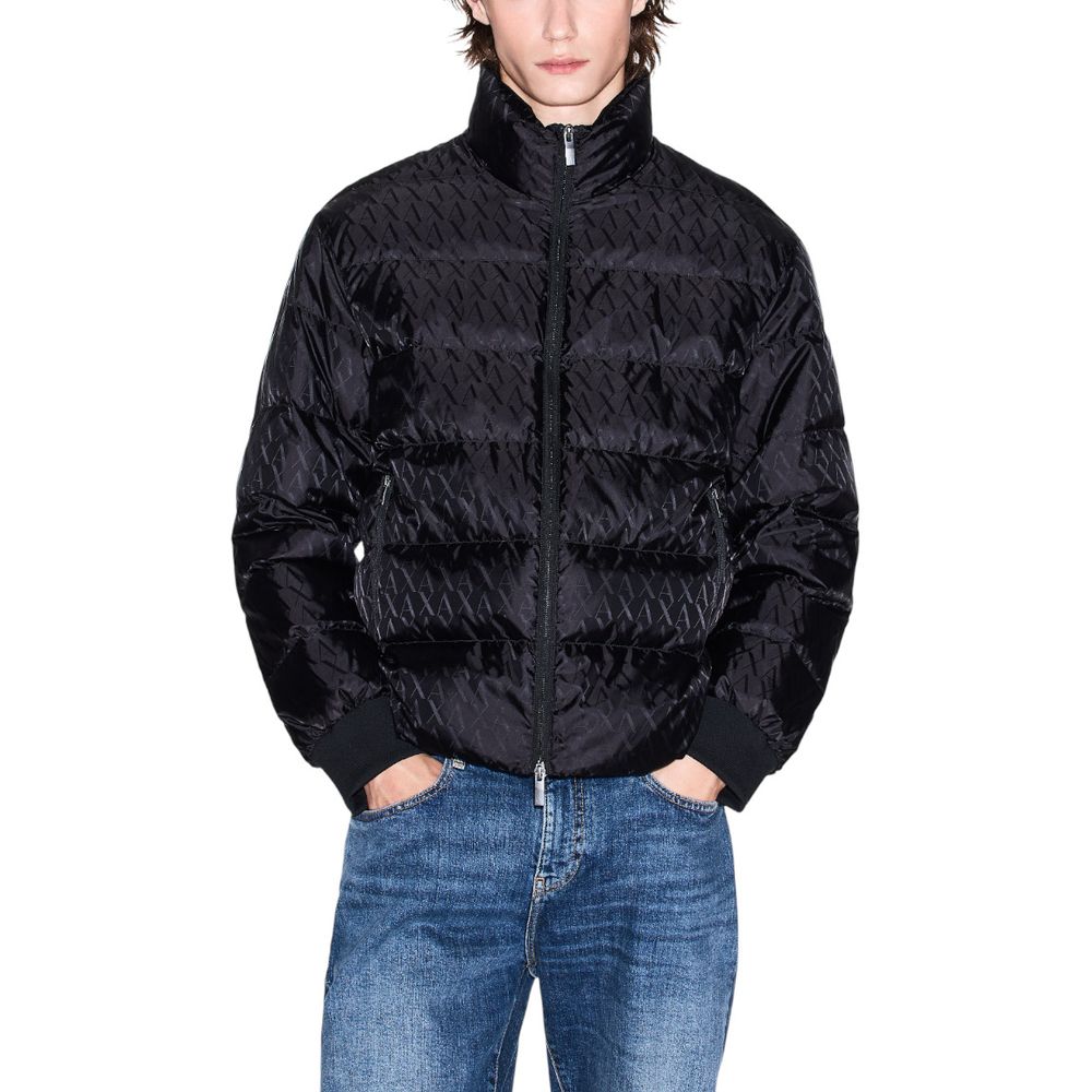 Armani Exchange Black Coat for Men