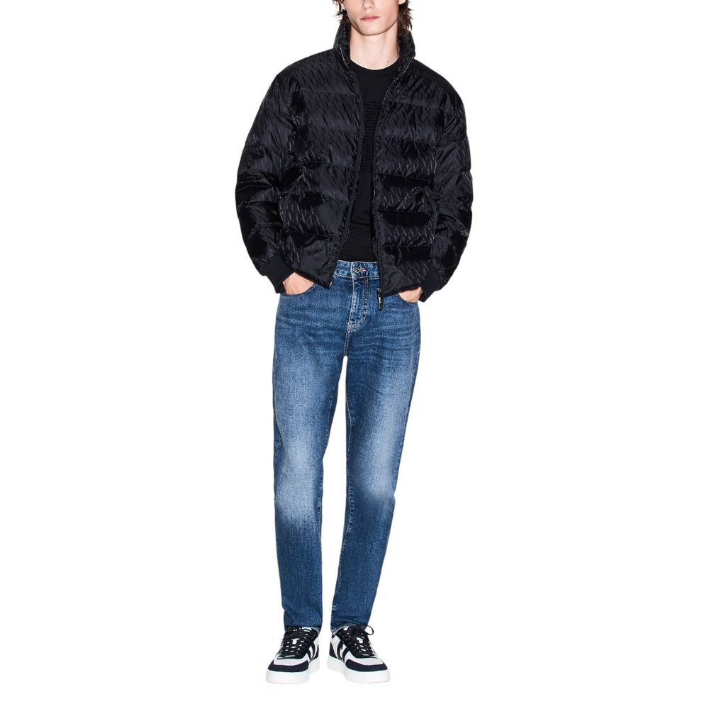 Armani Exchange Black Coat for Men detail view