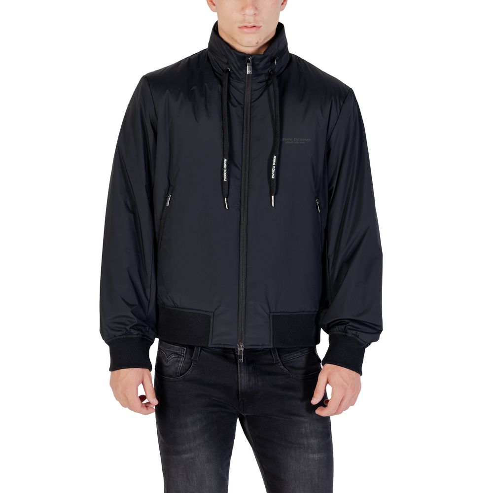 Armani Exchange Black Bomber for Men