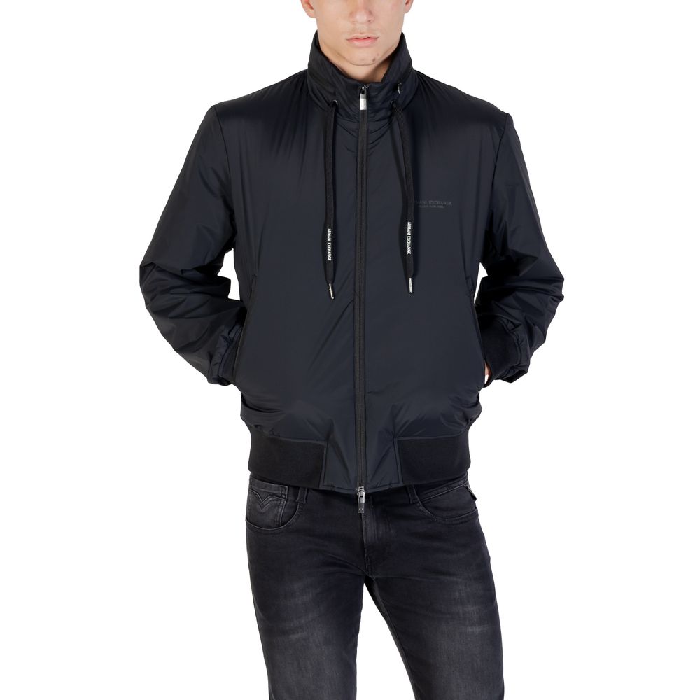 Armani Exchange Black Bomber for Men additional view