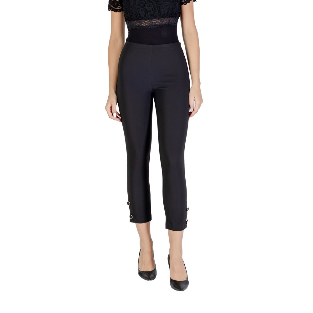 Pantalon décontracté Rinascimento en polyester noir