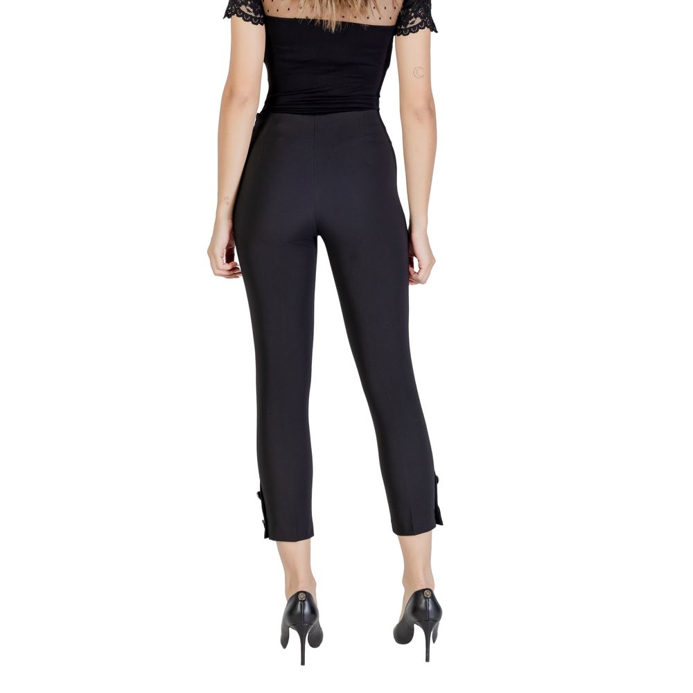 Pantalon décontracté Rinascimento en polyester noir