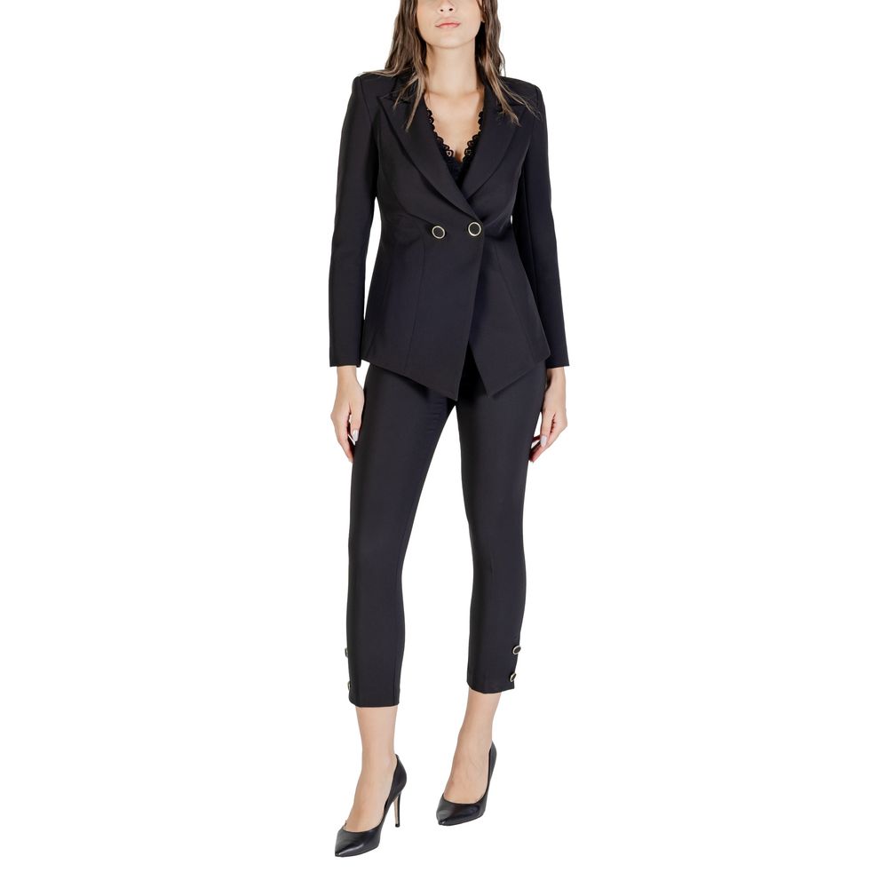 Pantalon décontracté Rinascimento en polyester noir