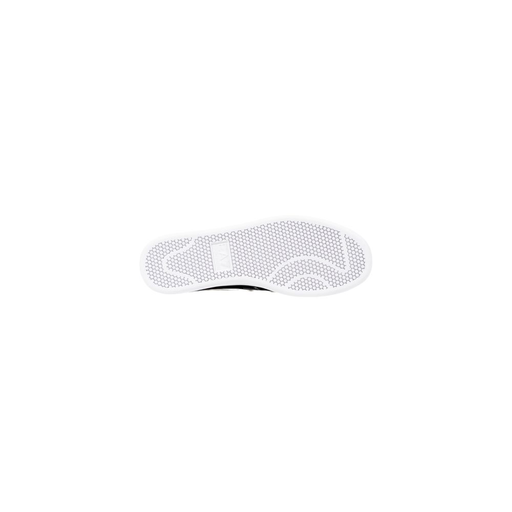 Baskets EA7 Emporio Armani en cuir noir et blanc