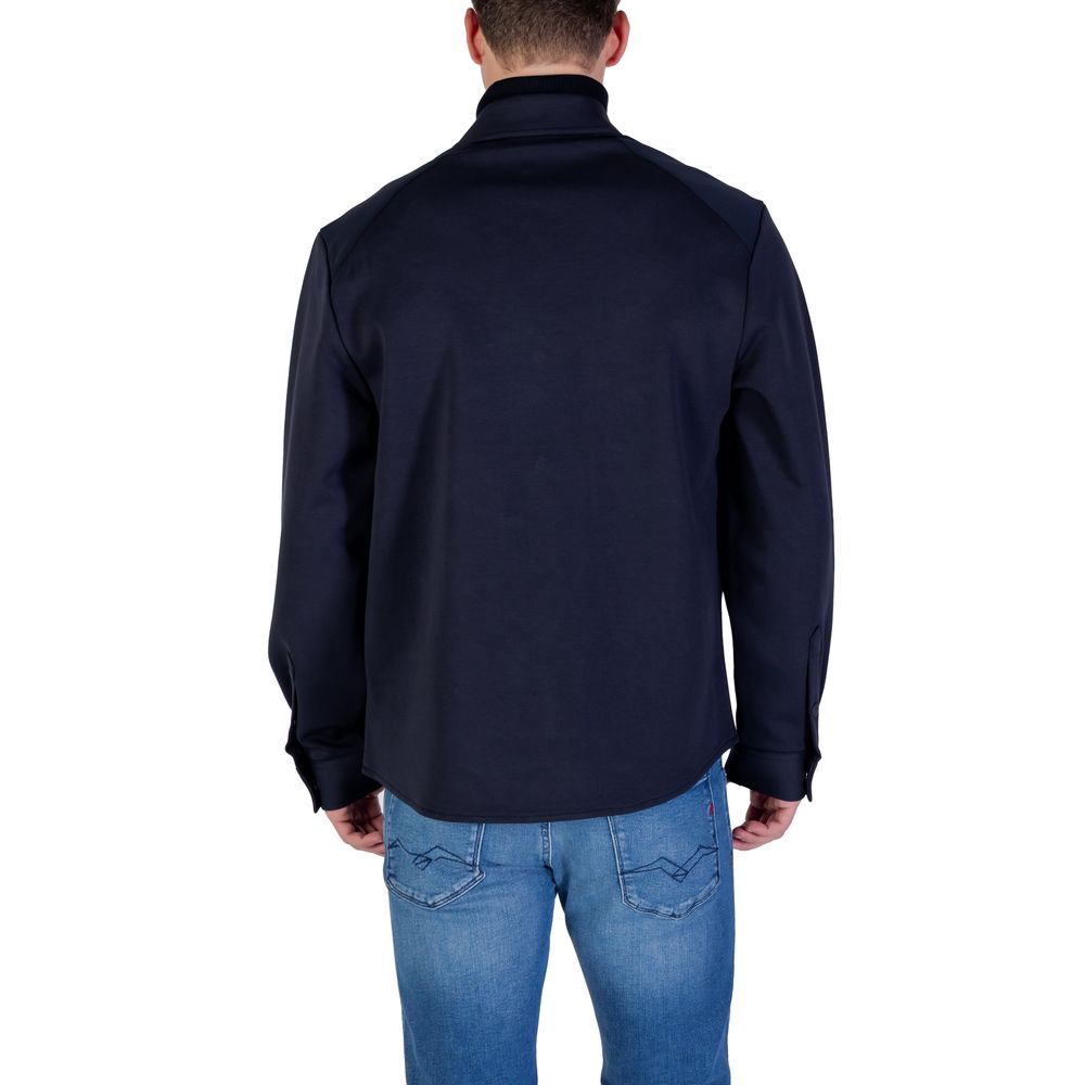 Chemise en coton bleue Antony Morato