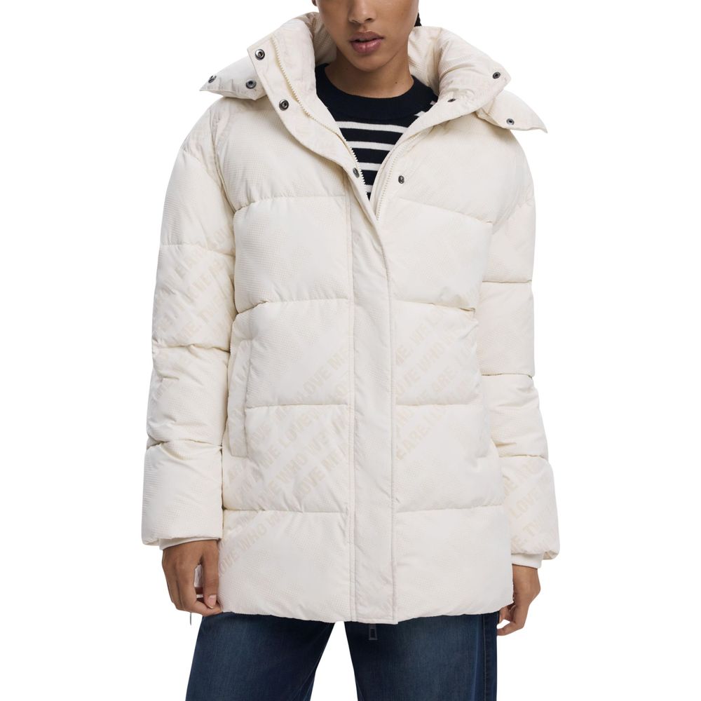 Desigual White Coat for Women