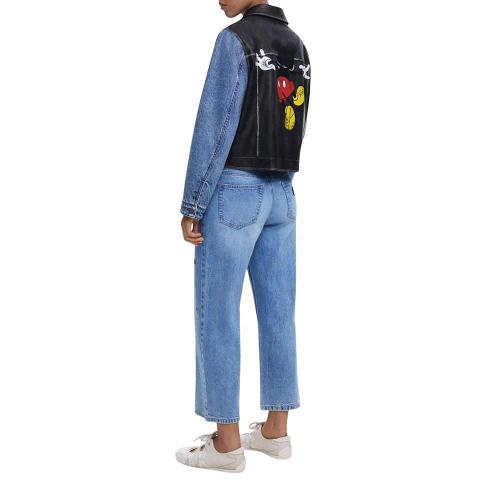 Desigual Blue Denim Jackets for Women alternate view