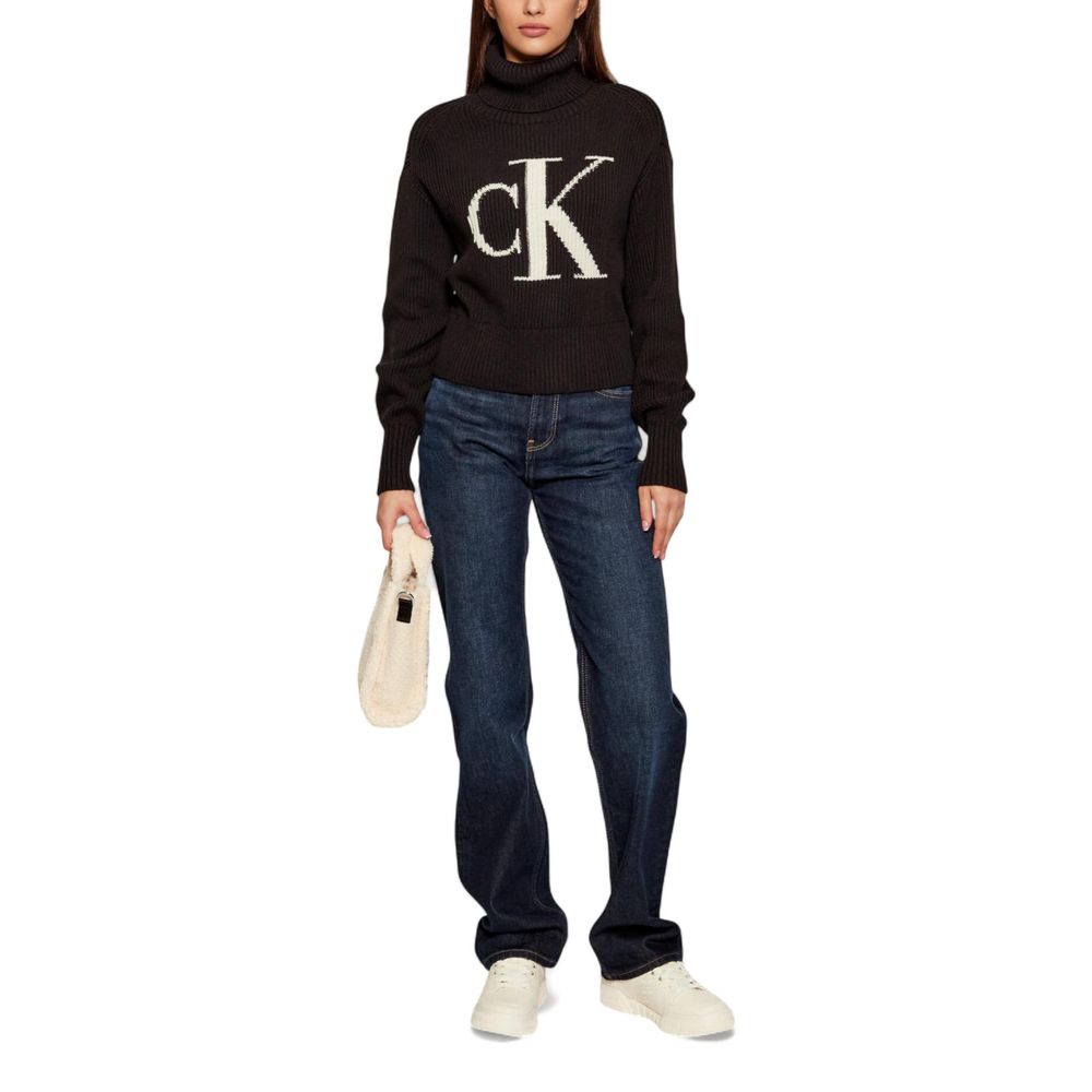 Calvin Klein Jeans Black Sweatshirt for Women side view