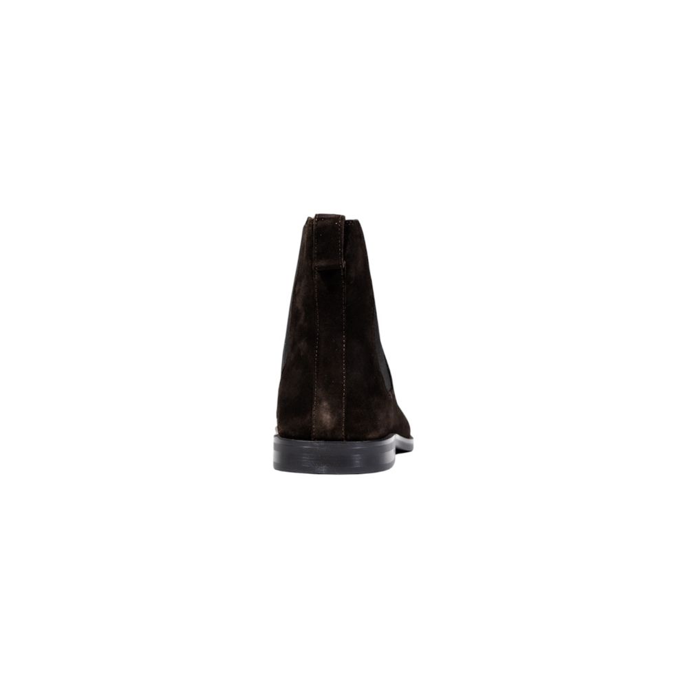 Calvin Klein Brown Chelsea Boots for Men side view