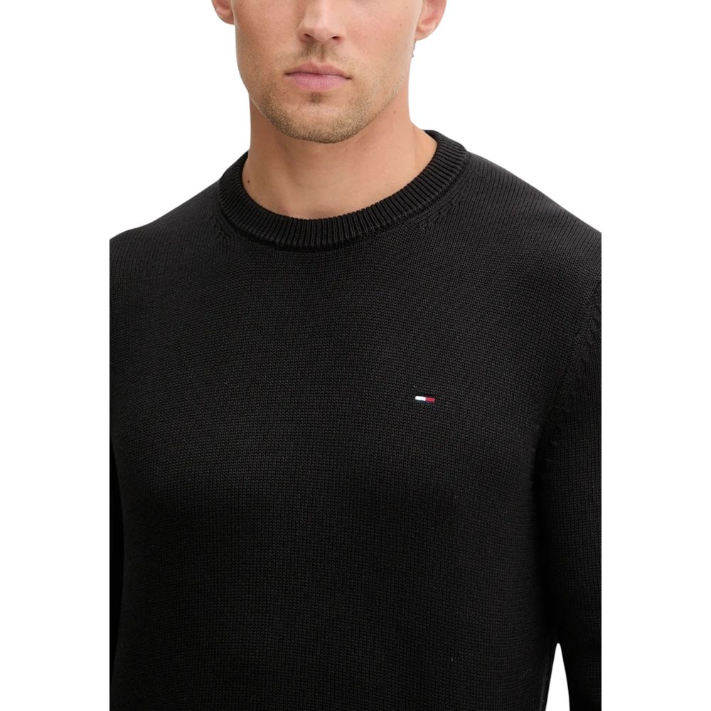 Tommy Hilfiger Jeans Black Sweatshirt for Men side view