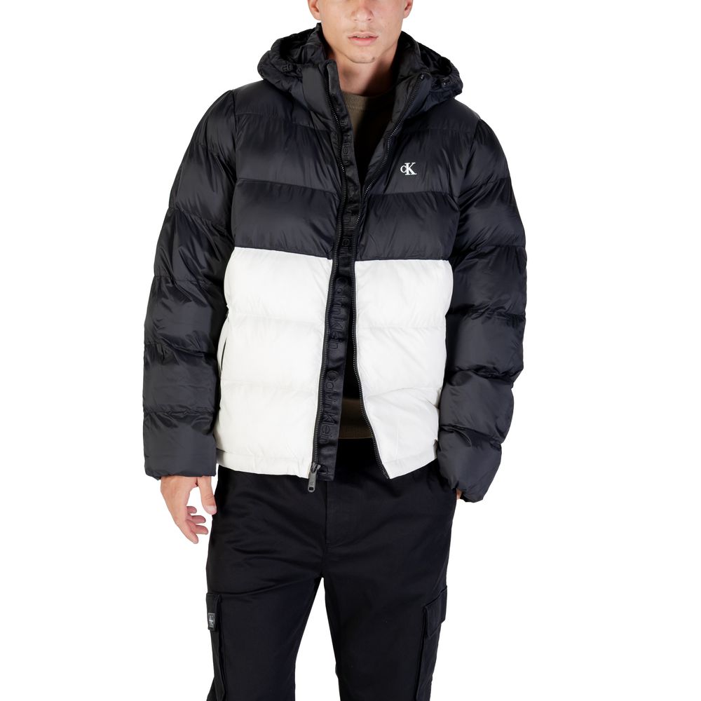 Calvin Klein Jeans White Coat for Men side view