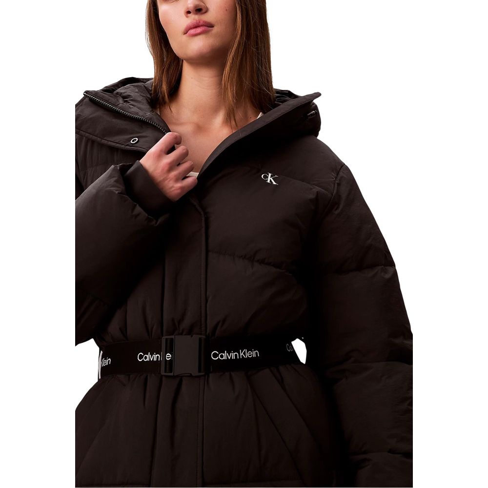 Calvin Klein Jeans Black Coat for Women detail view