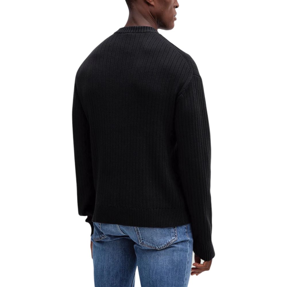 Calvin Klein Jeans Black Cotton Sweatshirt